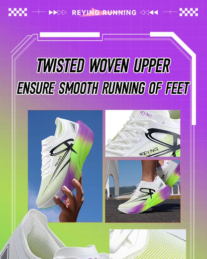 2025 New Full Palm Nylon Carbon Plate Running Shoes Double Layer Double Density Marathon Training Shoes Irunsvan&ACTBASE 25126