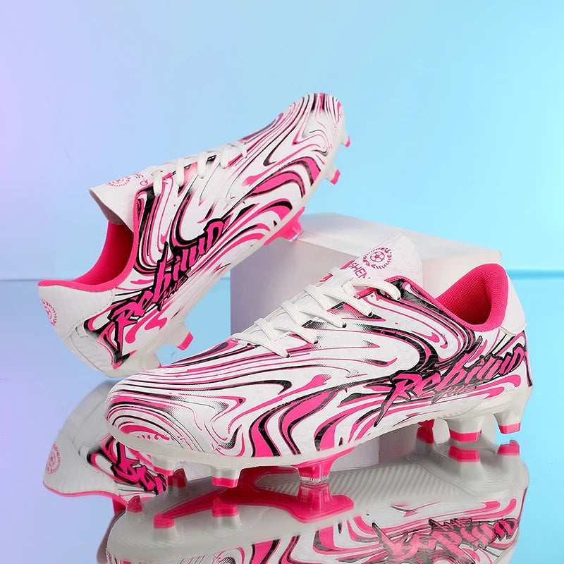Nouvelles chaussures de football pour hommes et enfants, crampons ultralégers antidérapants pour terrain en gazon, chaussures de football professionnelles pour adultes, chaussures d'entraînement pour garçons, livraison di