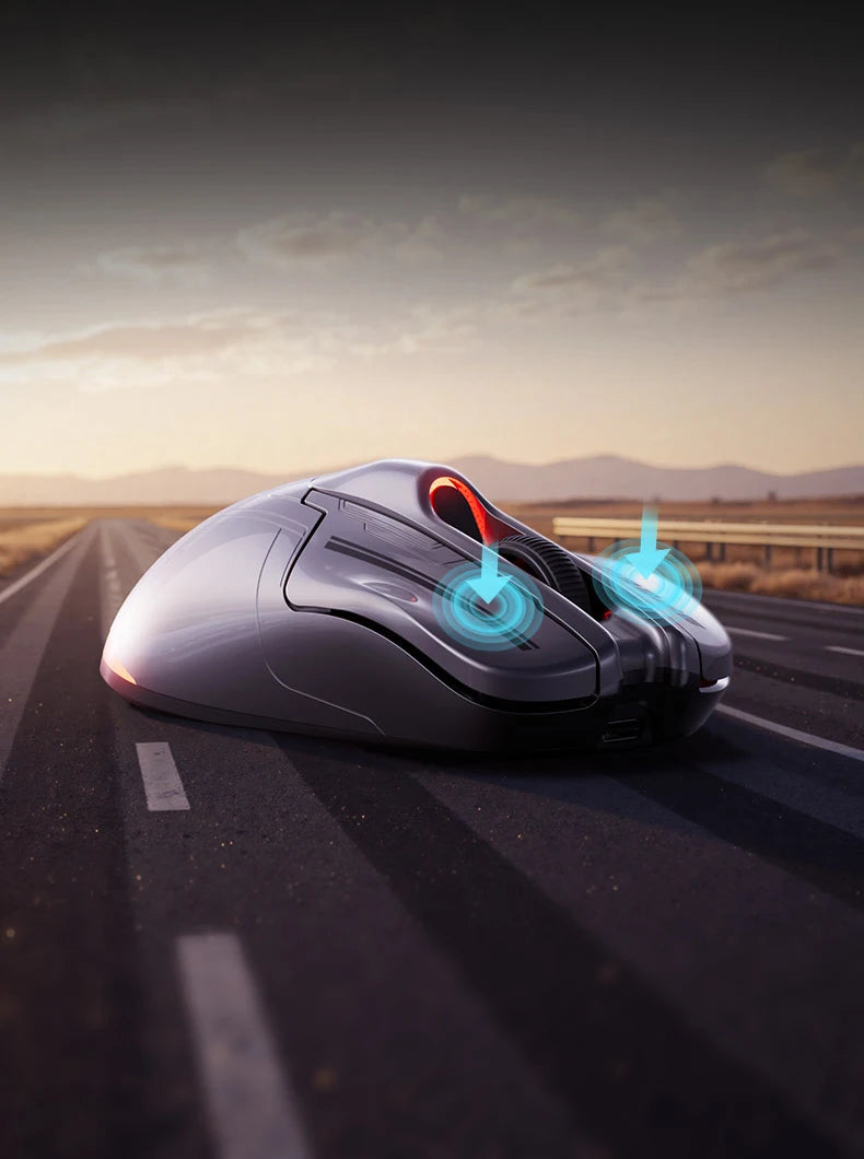 INPHIC Super Racing Car Series Wireless Bluetooth Gaming Mouse 500mA Battery Level Display Light Effect Customization