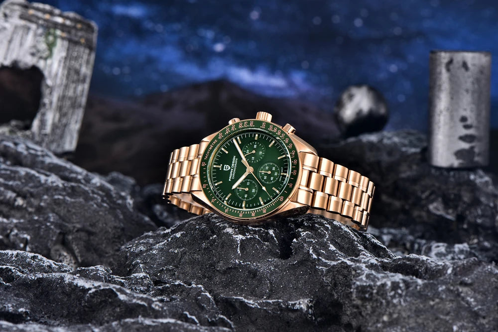 PAGANI DESIGN 2026 New Moon Watch For Men Quartz Multifunction Chronograph Sports Mens Watches Top Brand Luxury Sapphire Mirror