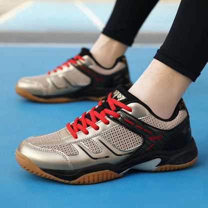 Scarpe professionali da badminton 2025, nuove sneakers da tennis da uomo, traspiranti e antiscivolo, scarpe sportive da pallavolo per uomo e donna