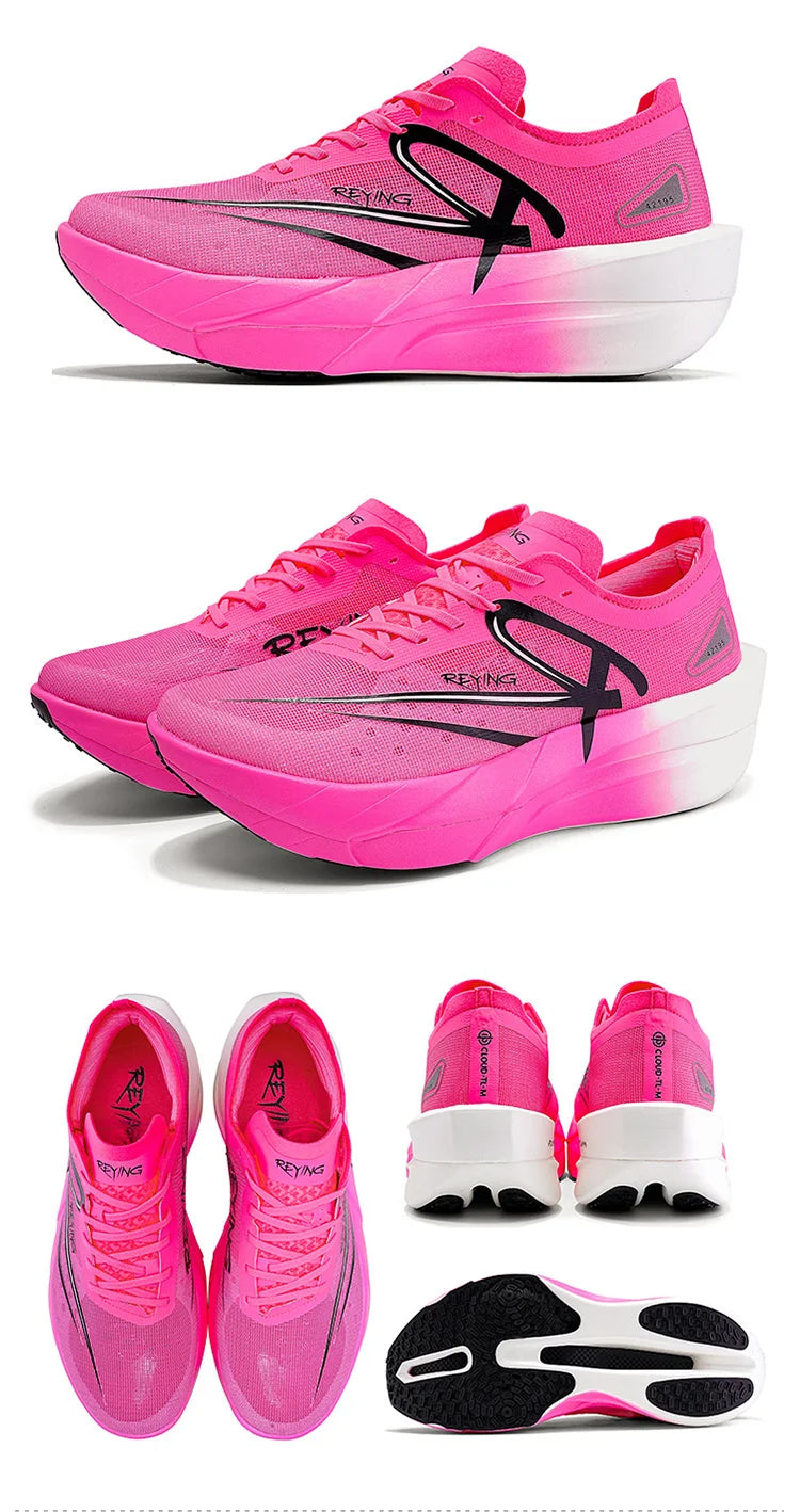 2025 New Full Palm Nylon Carbon Plate Running Shoes Double Layer Double Density Marathon Training Shoes Irunsvan&ACTBASE 25126