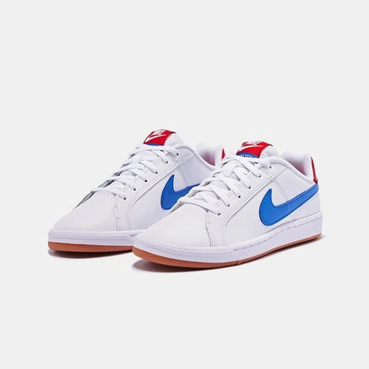 Nike Court Royale Sports Comfortable Low-Top Kids' Sneakers White Blue Red 833535-109