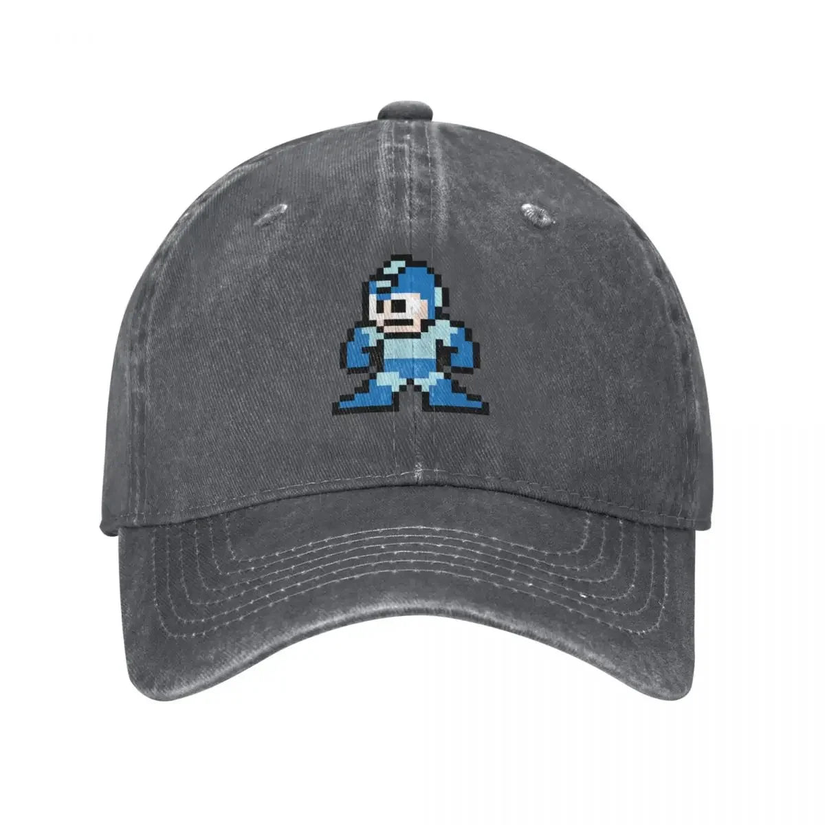 Megaman 8bits Baseballová čepice Nová Čepice roztomilá Vintage Luxusní čepice Pánská Dámská