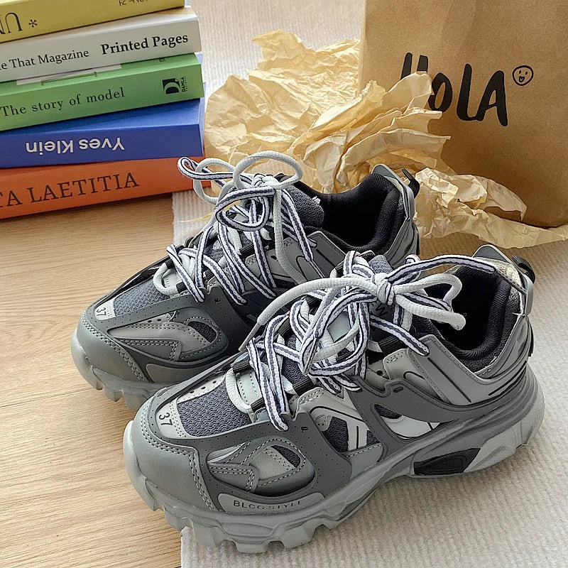 Brand Design Sneakers for Men, Fashion New Men's Chunky Sneakers, Male and Female Dad Shoes, Trendy Girls' and Boys' Casual Sports Shoes