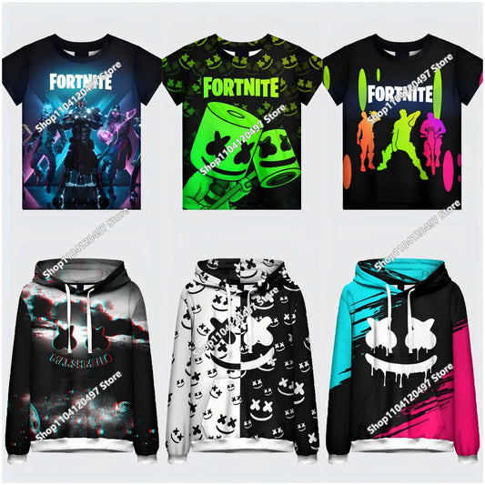 Fortnite облекло за двойки – мъжки и дамски суитшърт, детски ежедневен худи с принт, за ученици, спорт на открито, изчистен модел с дълъг ръкав