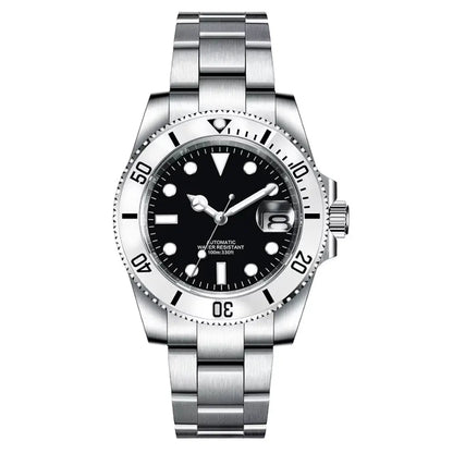 DIY Custom Automatic Watch Logo for Men High Quality NH35 Diving Mechanical Watches Sapphire Waterproof Ceramic Bezel 120 Click