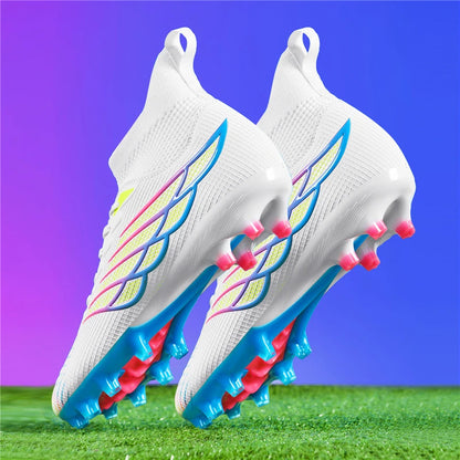 Superfly FG bottes de Football crampons de Football en plein air chaussures noires chaussures de Sport professionnelles souples bottes confortables respirantes grande taille