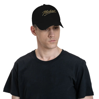 Casquette de baseball Michael Biopic Logo Sun : casquettes d'été décontractées style hip-hop pour homme, pour la chasse et le camping