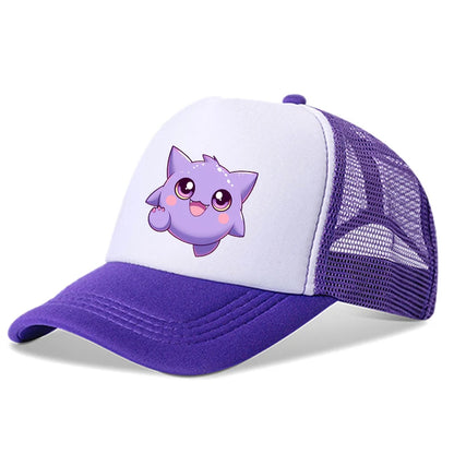 Kawaii Pikachu a Squirtle – baseballová čepice s motivem Pokémonů, kreslená postavička, pro děti i dospělé, sluneční čepice, roztomilá čepice s kšiltem pro chlapce i dívky, outdoorová čepice, letní čepice pro tatínky