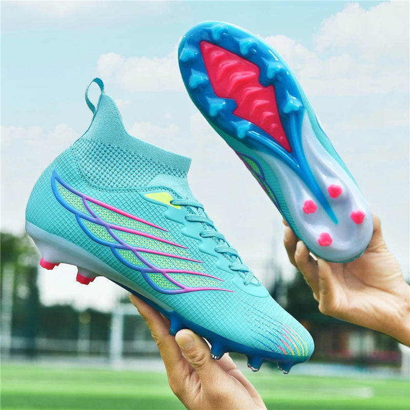 Scarpe da calcio professionali da uomo, sneakers sportive outdoor, scarpe da calcio per adulti, tacchetti da calcetto Society, ultraleggere per allenamento calcistico