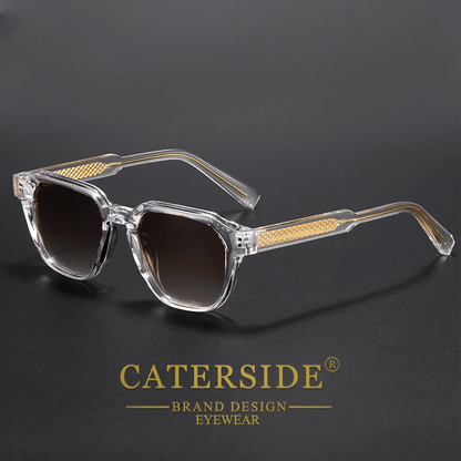 CATERSIDE Herrglasögon CP Pin Square Frame Dammglasögon Utomhus Cykling Fiske Sport Retro-glasögon UV400