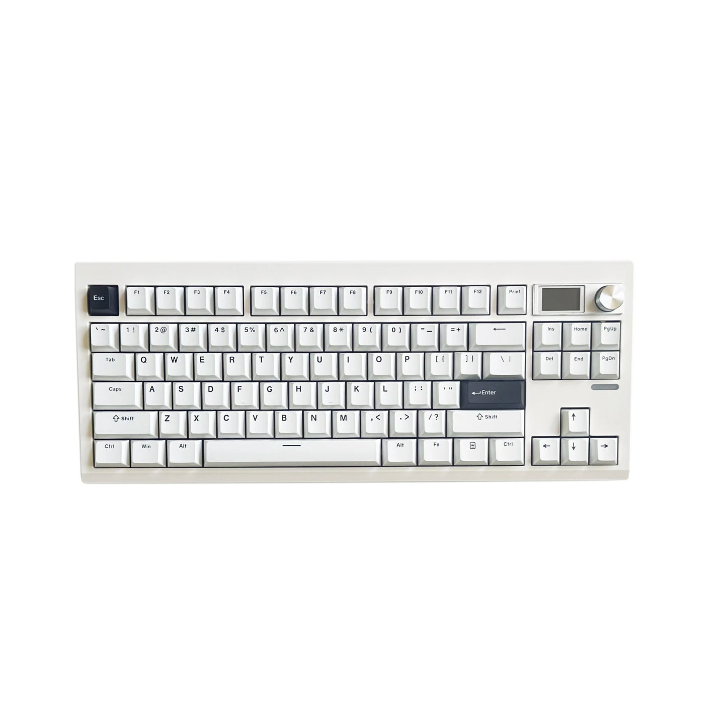 GMK87 Wireless Hot-Swappable Mechanical Keyboard Bluetooth/2.4g With Display Screen and Volume Rotary Button for Games and Work