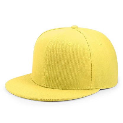 Engros 40 farver Justerbare flade snapback-kasketter med skygge Dame Mode Polyester Enfarvet baseballkasket Herre Hiphop Blank Sportskasket