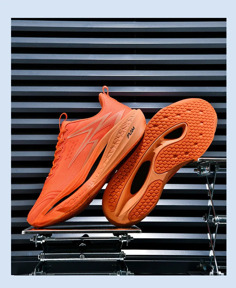Sports Running Shoes Speciality Marathon Men Breathable Lightweight Carbon Board Women's Comfortable Athletic Nonskid Sneakers