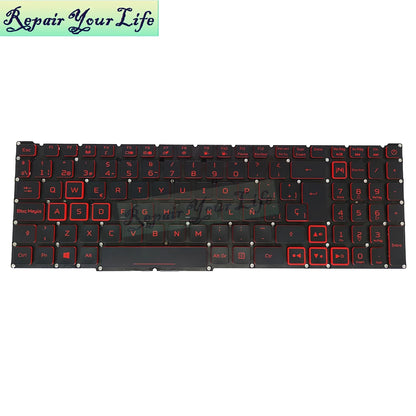 PT-BR Brazil US RU backlit keyboard For Acer Nitro 5 AN515-54 AN515-43 AN517-52 AN517-51 AN517-54 AN715-51 Spain LA IT TR GR FR
