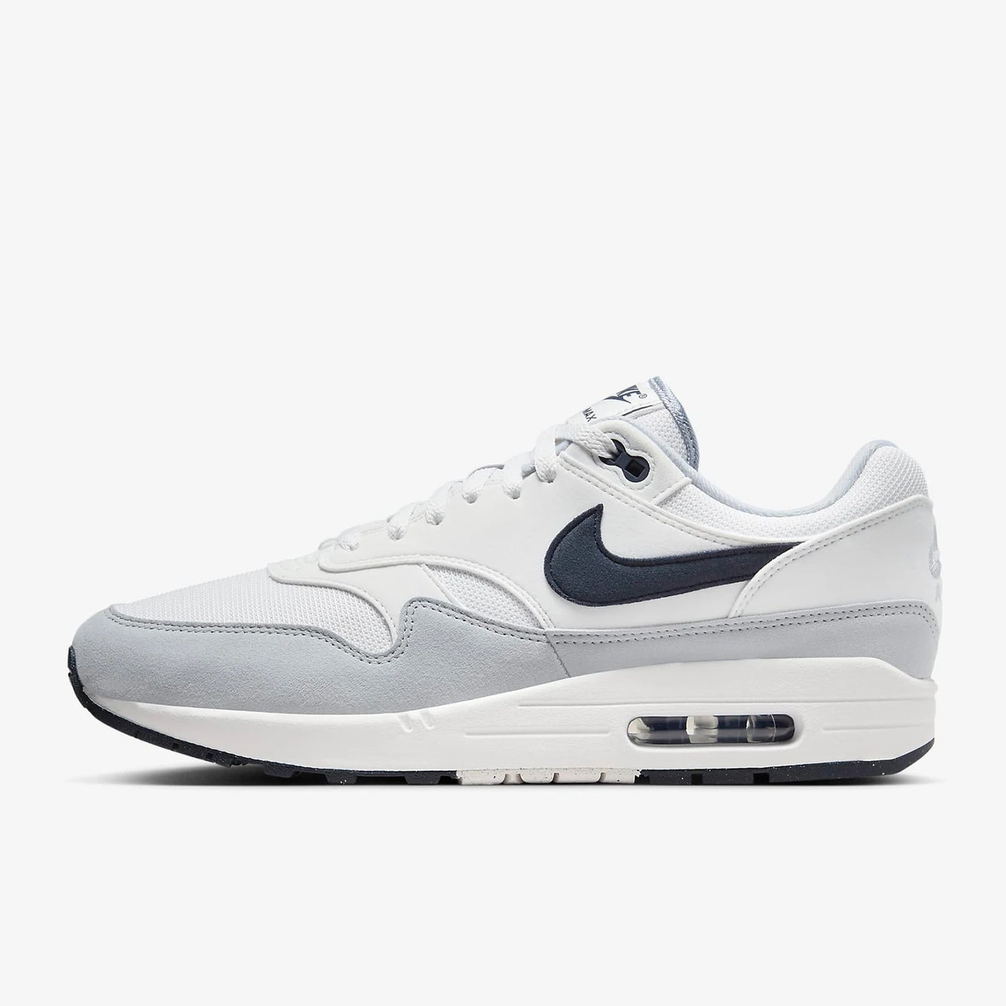 Nike Original Air Max 1 Herren-Low-Top-Sportschuh mit Luftkissen im Retro-Stil FD9082-002