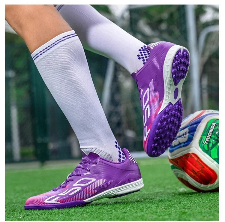Nouvelles chaussures de football pour hommes, chaussures de football professionnelles, chaussures d'entraînement, chaussures de match, baskets antidérapantes, chaussures de sport pour terrain gazonné, chaussures d'extérie