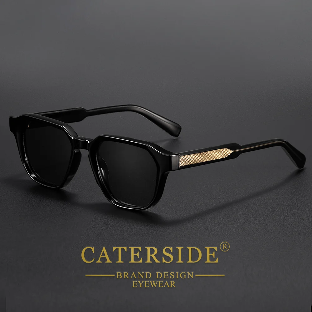 CATERSIDE Herrglasögon CP Pin Square Frame Dammglasögon Utomhus Cykling Fiske Sport Retro-glasögon UV400