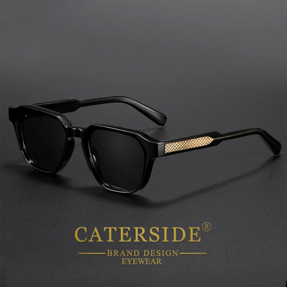 CATERSIDE Herrglasögon CP Pin Square Frame Dammglasögon Utomhus Cykling Fiske Sport Retro-glasögon UV400
