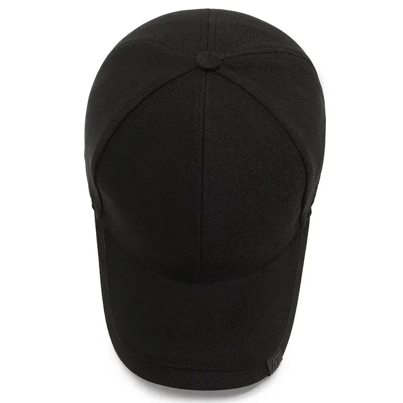 Casquette pour homme Tide Sunshade, casquette de soleil coréenne pour homme, noire, modèle Tide, simple, décontractée et polyvalente, casquette de baseball