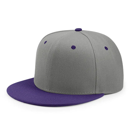 Engros 40 farver Justerbare flade snapback-kasketter med skygge Dame Mode Polyester Enfarvet baseballkasket Herre Hiphop Blank Sportskasket