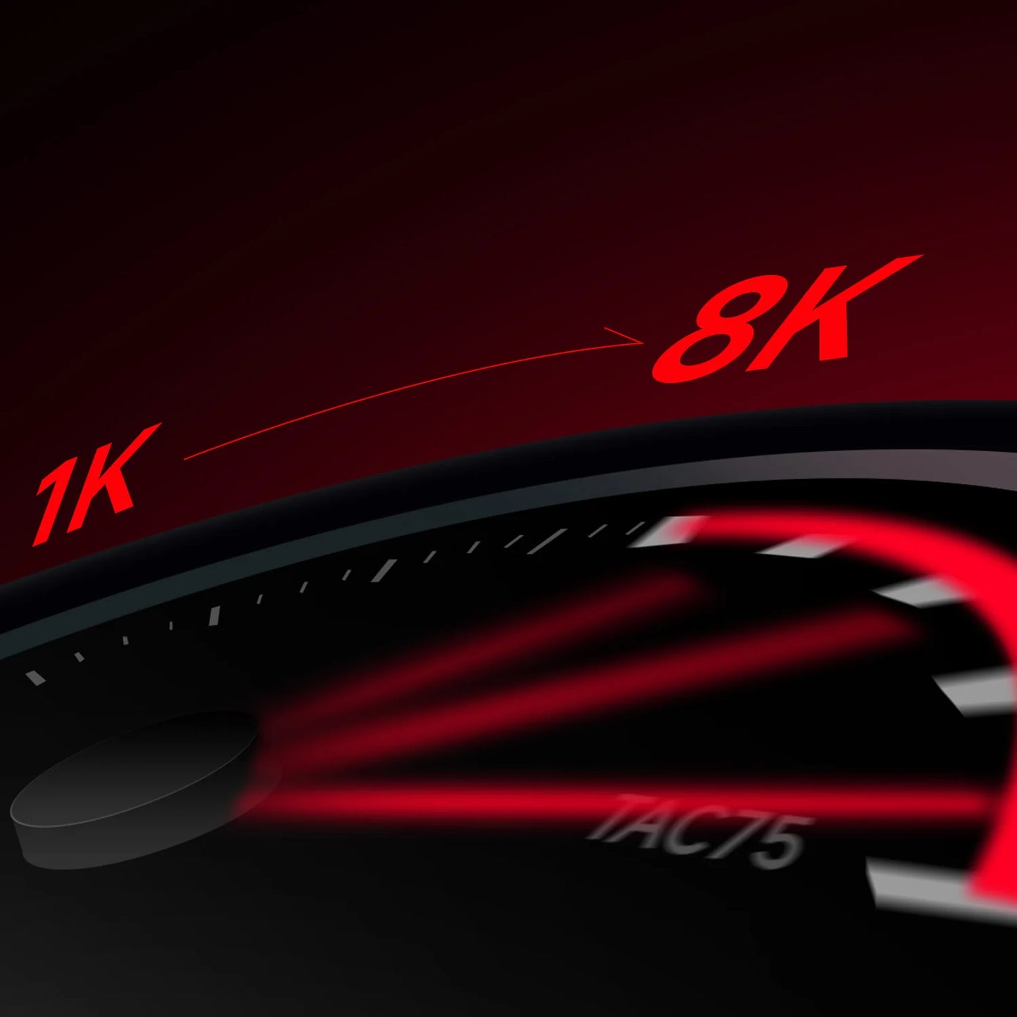Teclado AKKO TAC75 HE com interruptores magnéticos, formato 75%, teclado gaming Rapid Trigger 0.005mm 8K RGB com fio, teclado personalizado para esports para gamers