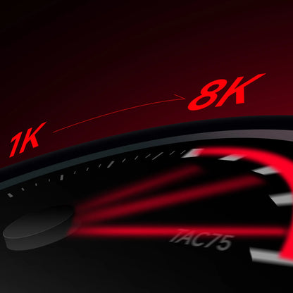 Teclado AKKO TAC75 HE com interruptores magnéticos, formato 75%, teclado gaming Rapid Trigger 0.005mm 8K RGB com fio, teclado personalizado para esports para gamers