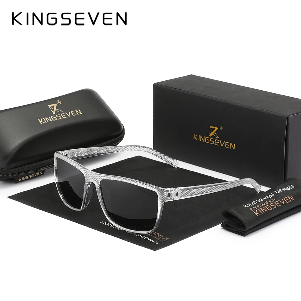 KINGSEVEN New Polarized Sunglasses Women Driving Classic Square Frame Sun Glasses sunglasses for Men Outdoor Travel 755