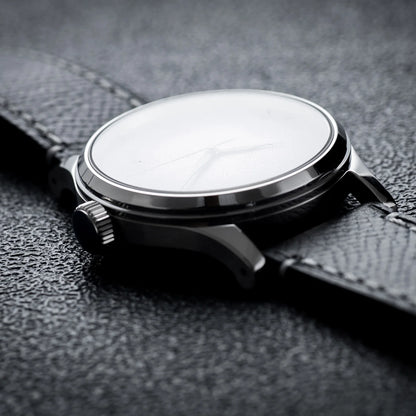 MysteriousCold 38mm Genuine Men's Mechanical Watch 2824 Movement Sapphire 100M Waterproof Leather Business Watches reloj hombre