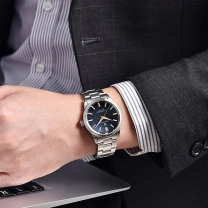 PAGANI DESIGN 40MM Meteorite dial Men Quartz Watches Luxury Business 316L Stainless Steel 100M Waterproof Watch For Men clock