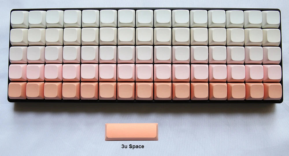 NPKC Blank XDA Keycaps Planck Preonic 61 75 87 108 Keyset Thick PBT Material for Cherry MX Mechanical Keyboard