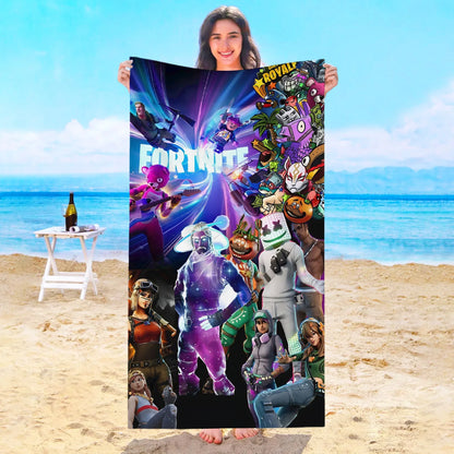 Game F-Fortnites Strandtuch Hotelhandtücher Badezimmer Sauna Spa Playa Reise Schwimmbad Für Zuhause Babybad Mikrofaser Fitnessstudio Dusche