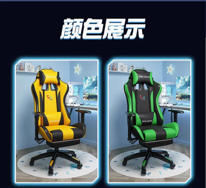 Gamingstol Datorstol Bekväm fällbar stol för gaming och LIVE Studenthem Hemmasittande ergonomi