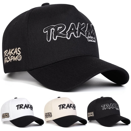 Unisex TRAKAS HDSPM Letter Embroidery Baseball Caps Spring Autumn Outdoor Adjustable Casual Hats Sunscreen Hat Sports Cap