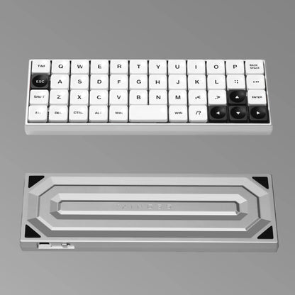 Chosfox GEONIX48 Rev.2 Low Profile Keyboard Single/Three Mode Portable Mechanical Keyboard Kit For LOW MX Switch Support QMK/VIA