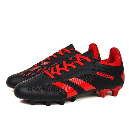 Nuove scarpe da calcio da uomo e donna, scarpe sportive per interni ed esterni con tacchetti lunghi e spezzati per allenamento su tappeto da calcio