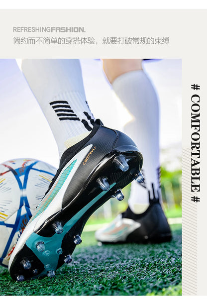 Scarpe da calcio TF da uomo, sneakers professionali per calcetto e futsal, scarpe da soccer casual da uomo di alta qualità per allenamento