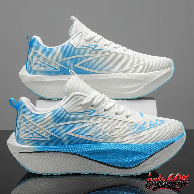 Zapatillas de running con cámara de aire 2026, placa de carbono para maratón, deportivas para hombre, transpirables y ligeras, zapatillas antideslizantes para mujer