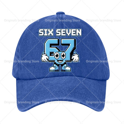 Steal A Brainrot 67 Dětská baseballová čepice Pánská Dámská sluneční čepice Nová čepice pro dospělé Outdoor Sport Sluneční čepice Retro pokrývka hlavy Dárek Horké prodeje