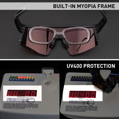Kapvoe  Bicycle Cycling Sunglasses Polarized Cycling Glasses Bike MTB UV400 Mountain Men/Women Eyewear Outdoor Sport Goggles