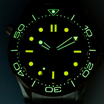 Watchdives 42mm Titanium Dive Watch NTTD VH31 Sweep Second Quartz Movement 200m Waterproof Super Luminous Men Watches