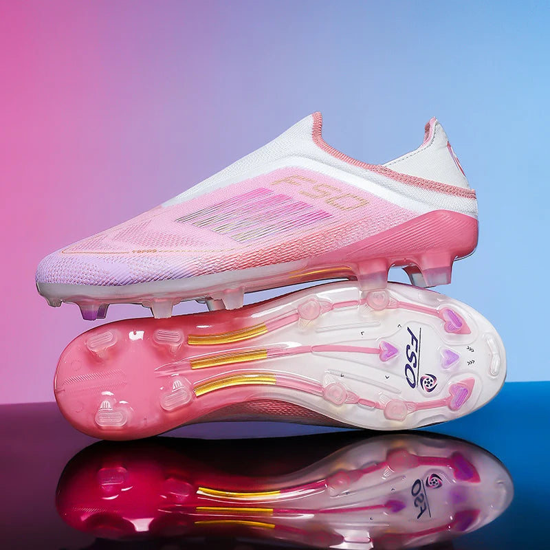 Neue Herren-Fußballschuhe für Kunstrasen – bequeme Fußballschuhe, Sport-FG-Rasenschuhe, Futsal, rutschfest, Outdoor, für Erwachsene, ultraleicht und rutschhemmend