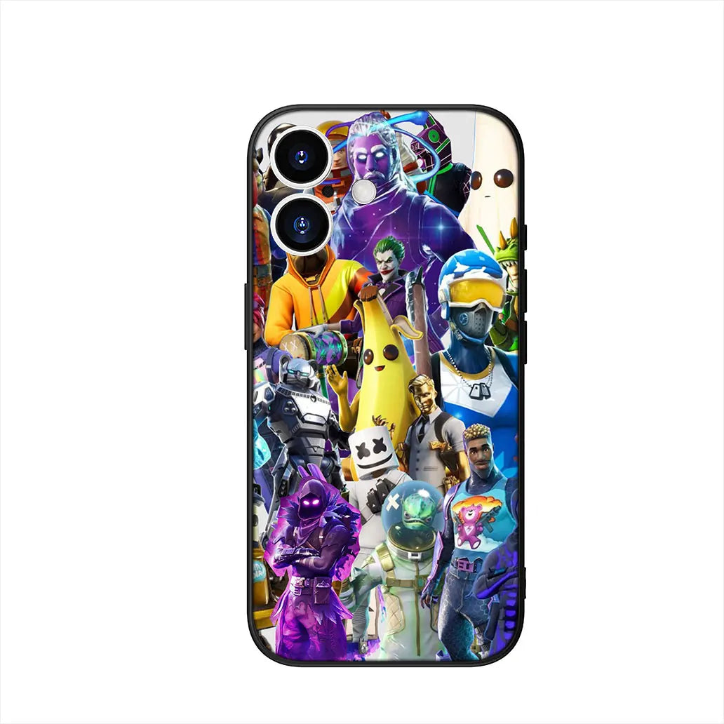 Game F-ForTnites Wallpaper-etui til Samsung Galaxy A07 A13 A12 A23 A42 A50 A51 A52 A53 A70 A71 A72 A21S A04 Note 20 9 8 10-cover