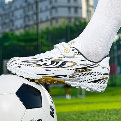 Chaussures de football pour enfants, garçons et filles, crampons d'entraînement, chaussures de football pour jeunes, chaussures de football pour petits/grands, chaussures de football professionnelles pour l'extérieur