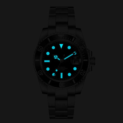 Customized Logo Men's Mechanical Automatic Wristwatch NH35 Movement 40mm Dial 100M Waterproof Sapphire Glass DIY Corgeut