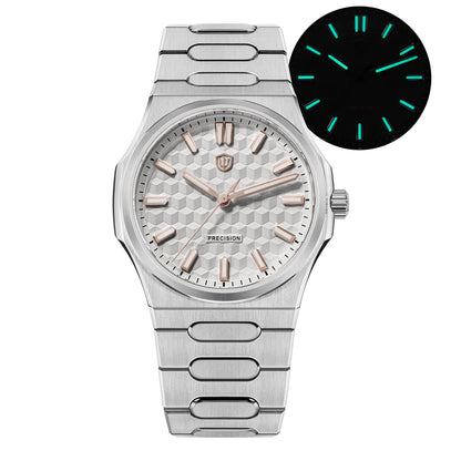 Watchdives WD0016 Super Black Men Watch Ultra Light-Absorbing Dial VH31/VH60 Sweep Second Quartz Movement Stainless Steel Watch