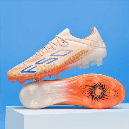 Nouvelles chaussures de football pour hommes, chaussures de futsal d'intérieur antidérapantes, crampons de match de haute qualité, chaussures de football, baskets, chaussures montantes pour terrain gazonné et extérieur
