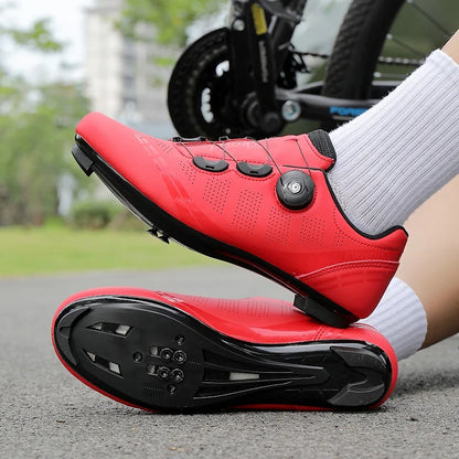 Zapatillas de ciclismo de montaña para hombre MTB, transpirables, antideslizantes, de alta dureza, aptas para carreras en carretera al aire libre y rutas de montaña off-road 37-46