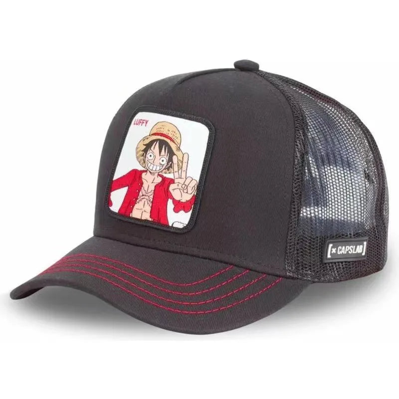 Outdoor Sport LUFFY baseballkasket – forår og sommermode – broderet, justerbar kasket til mænd og kvinder – mode – outdoor – hiphop-kasket